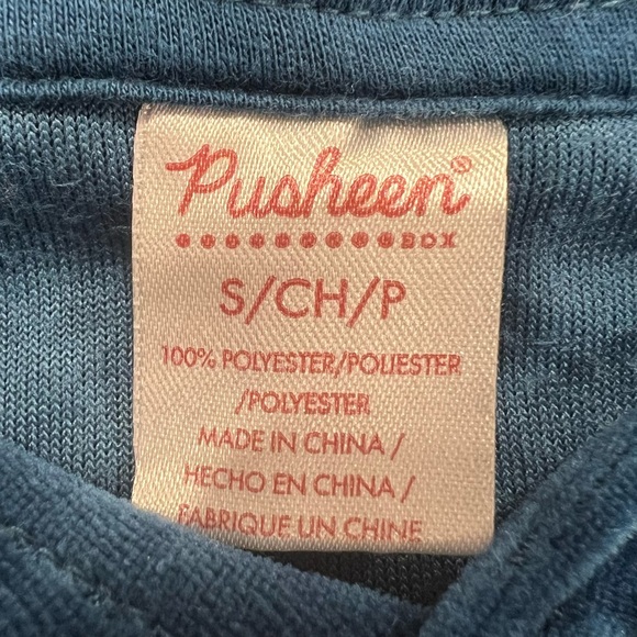 Pusheen Cosmic Hooded Pullover Teal Blue Women’s Sz S - Picture 3 of 8